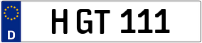 Truck License Plate